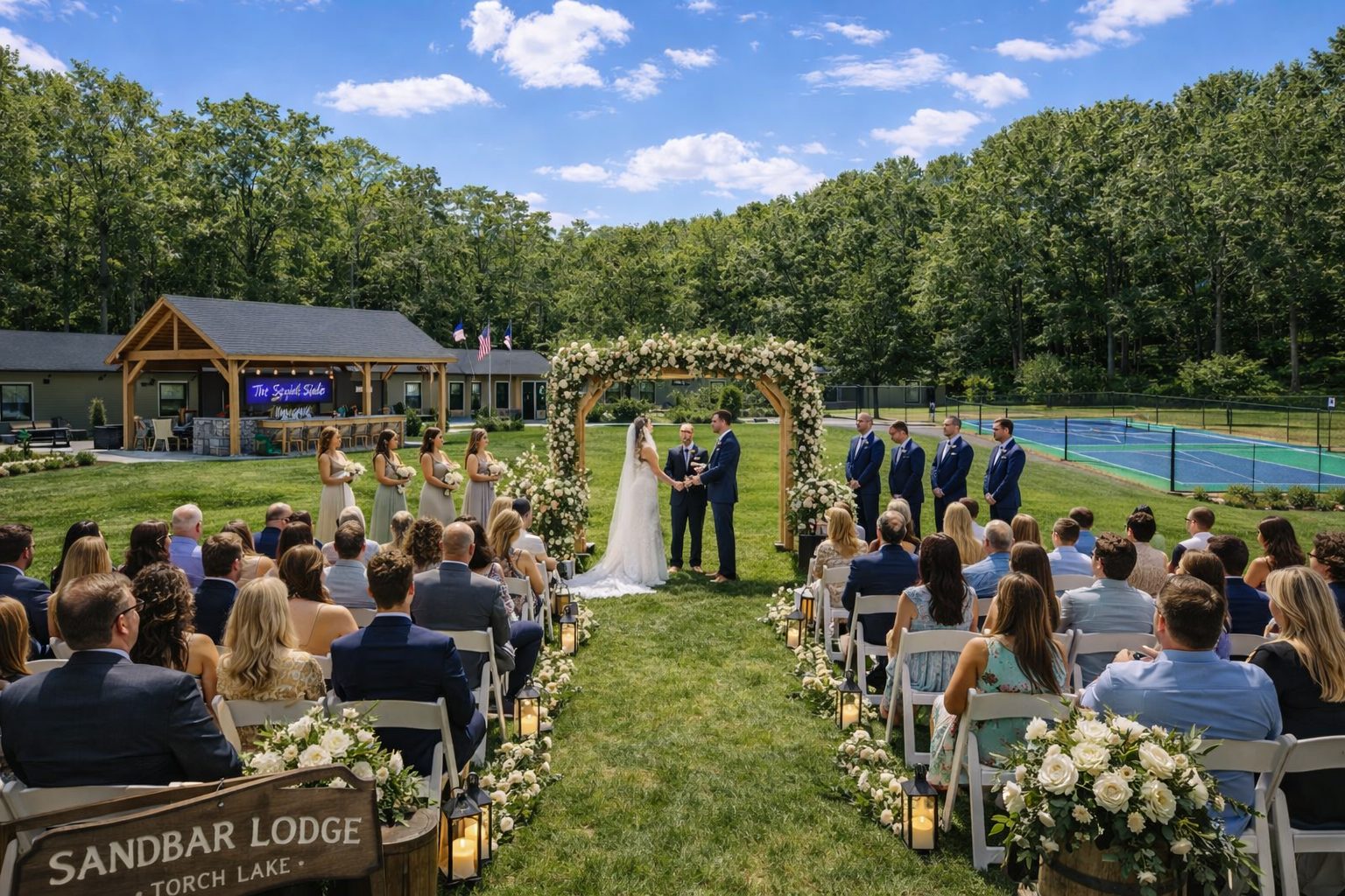 Wedding at The Sandbar Lodge